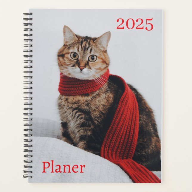 Agenda  2025 Planer Katze Design (Frente)