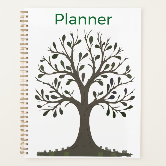 Agenda 🌳 2026 Daily Planner - Stylized Tree of Life (Frente)