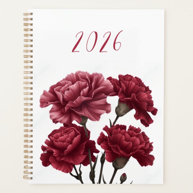Agenda 2026 Floral Lady Planner (Frente)