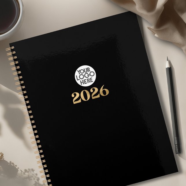Agenda 2026 Folha de Ouro do Elegante Business Faux (Criador carregado)