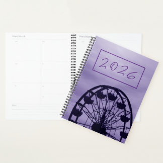Agenda "2026" Purple Ferris Wheel Skyline