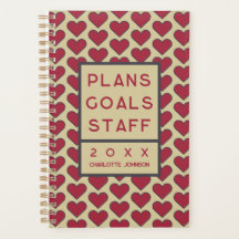 2026 Retro Red Heart Yellow Goals Name