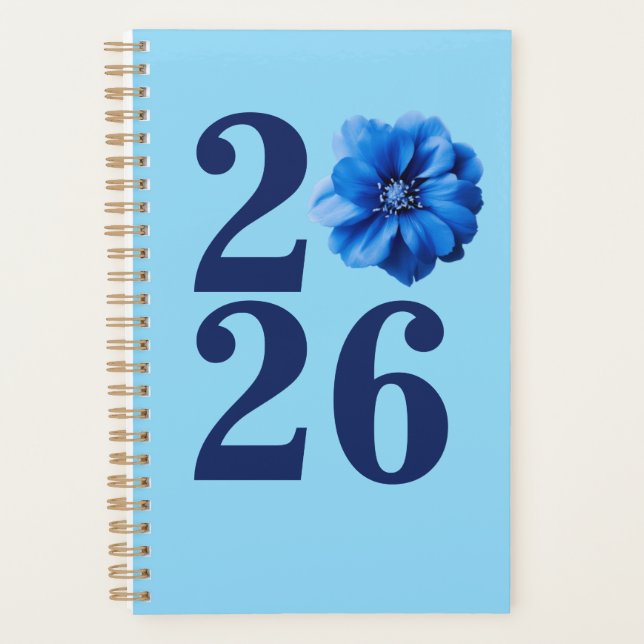 Agenda 2026 softcover planner, 5.5 x 8.25 in (Frente)