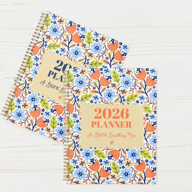 Agenda 2026 Vintage Personalized Yearly & Monthly Floral (2026 Vintage Personalized Yearly & Monthly Floral Planner)