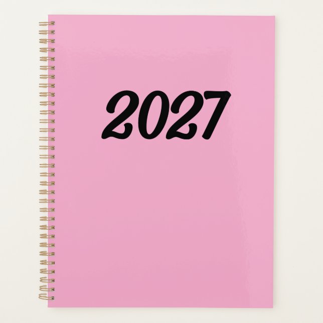 Agenda 2027 Rosa (Frente)
