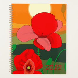 Agenda 20XX Prado no pôr do sol