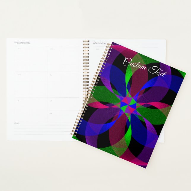 Agenda 3D 2D Geometric Hybrid Spiral Planner (Exibição)