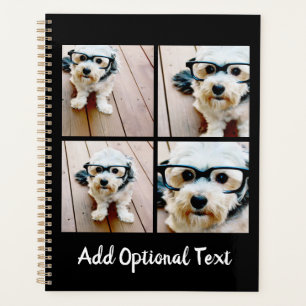 Agenda 4 Colagem de Fotografias Texto Opcional — Pode E