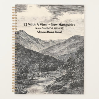 Agenda 52 Com Uma Vista Picos Das Montanhas De New Hampsh