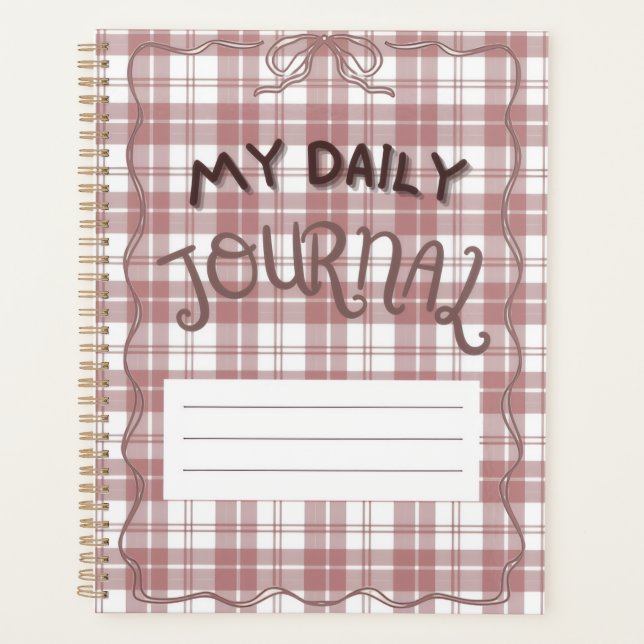 Agenda 6.5" x 8.75" Classic Notebook (Frente)