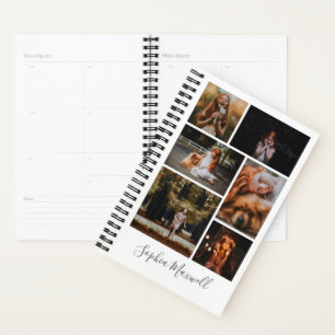 Agenda 6 Colagem de Fotos Personalizada