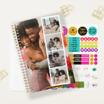 Agenda 6 Foto Booth Modern Personalizada<br><div class="desc">Planeador Personalizado Moderno Seis Fotografias para personalizar com as suas próprias fotografias de Ricaso ALTERAR AS FOTOS DE AMOSTRA PARA O SEU</div>