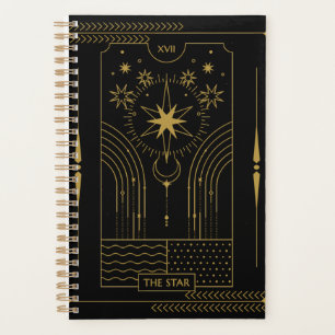 Agenda A arte do cartão tarot Star, Celestial