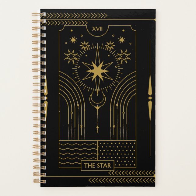 Agenda A arte do cartão tarot Star, Celestial (Frente)