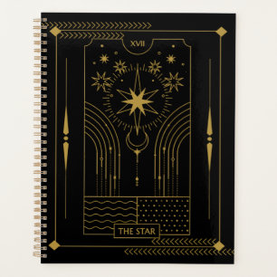 Agenda A arte do cartão tarot Star, Celestial