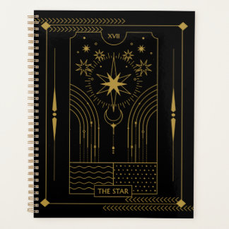 Agenda A arte do cartão tarot Star, Celestial