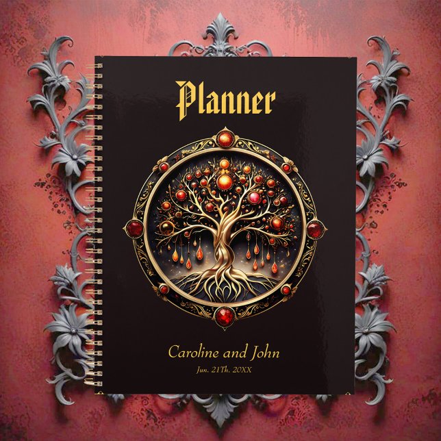 Agenda A árvore ouro da vida do misticismo (Criador carregado)