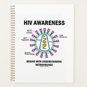 Agenda A consciência do HIV começa a entender os retrov