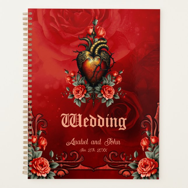 Agenda A elegância gótica do coração (Frente)