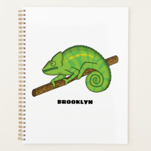 Agenda A ilustração do camaleão de Parson
