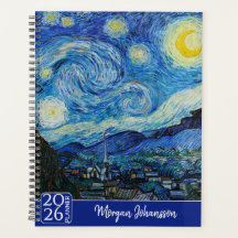 A Noite Estrelada por Van Gogh | Texto Personaliza