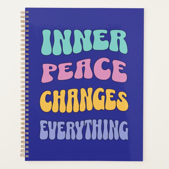 Agenda A Paz Interior Muda Tudo (Frente)