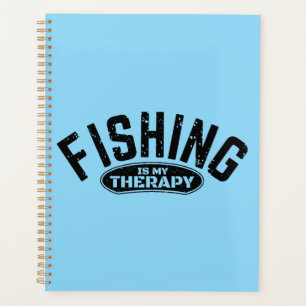 Agenda a pesca é a minha terapia pescador ideias engraçad