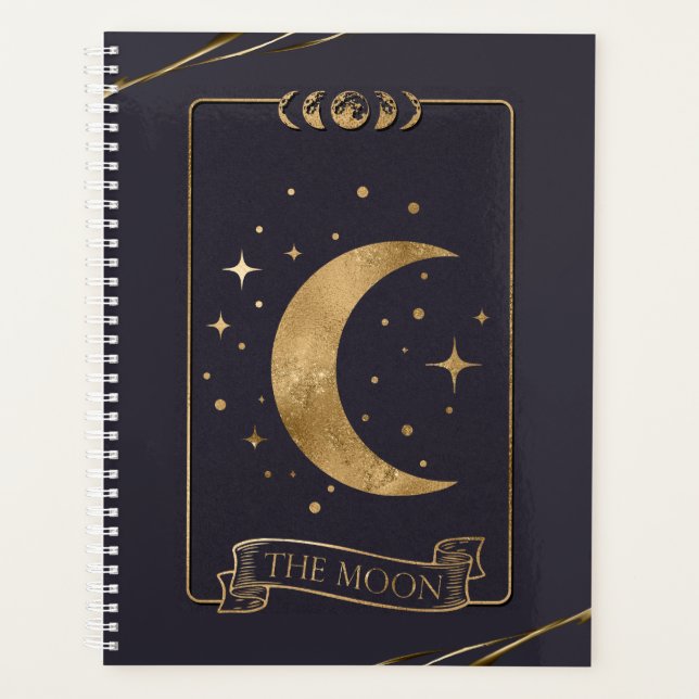 Agenda A Placa de Tarot da Lua (Frente)