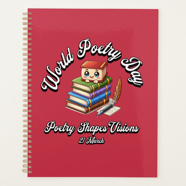 Agenda A Poesia Forma Visões. Dia Mundial da Poesia (Frente)