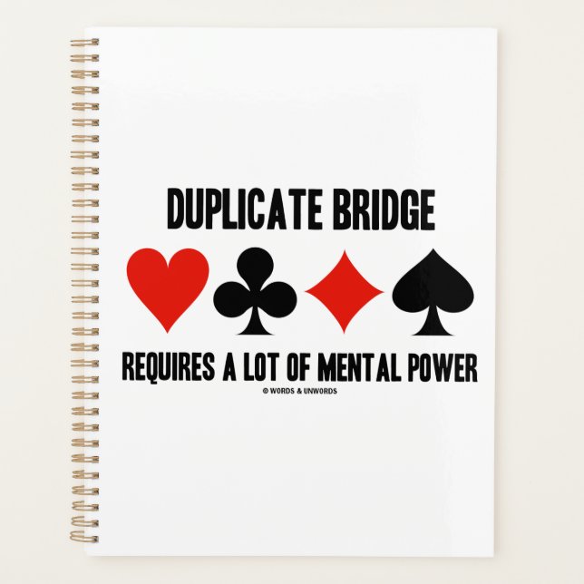 Agenda A Ponte Duplicada Requer Muita Energia Mental (Frente)