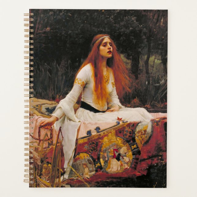 Agenda A Senhora da Arte da Waterhouse de Shalott (Frente)