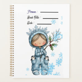 Agenda A Snowy Day Book Planner Cover