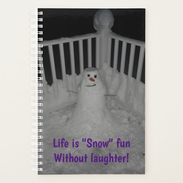 Agenda A vida é diversão sem risos - (Frente)