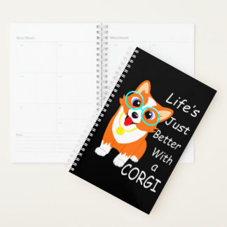 Agenda A vida é melhor com um Corgi  