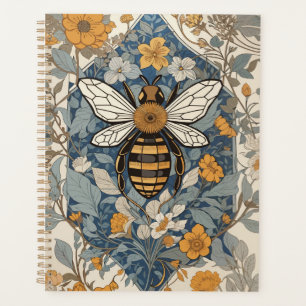 Agenda Abelhas Vintage e Flores Selvagens