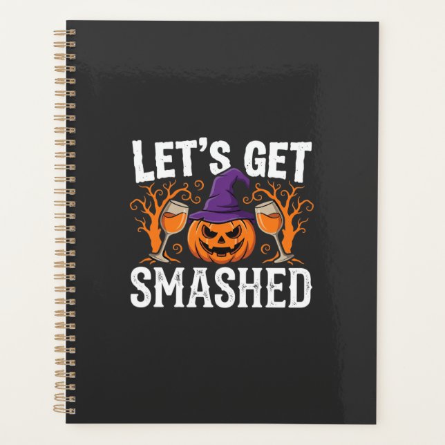 Agenda Abóbora de Halloween Vamos Estragar (Frente)