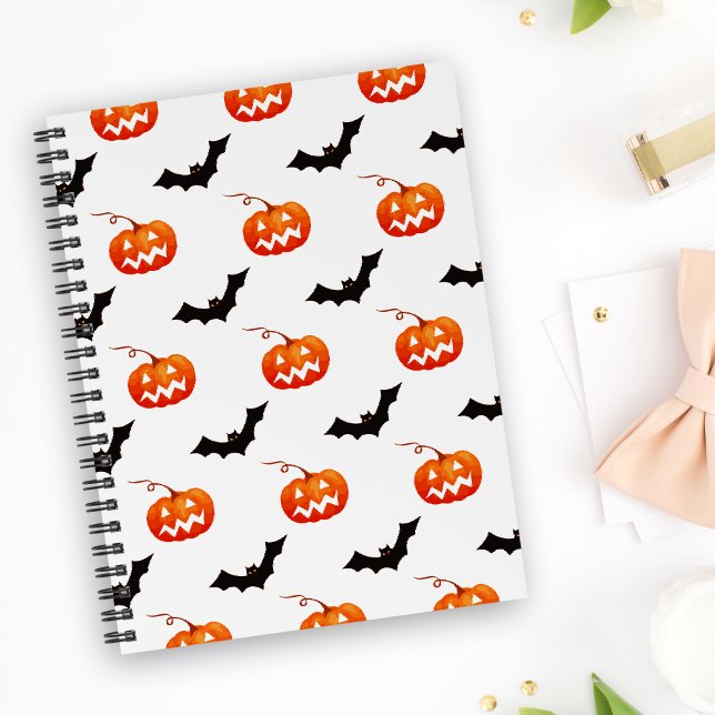 Agenda Abóboras e Morcegos de Halloween, Doce ou Travessu (Criador carregado)