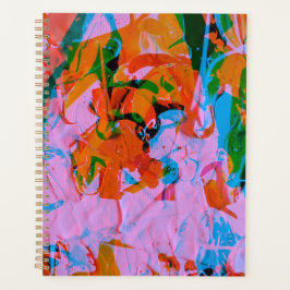 Agenda Abstract art mixed media acrilyc painting