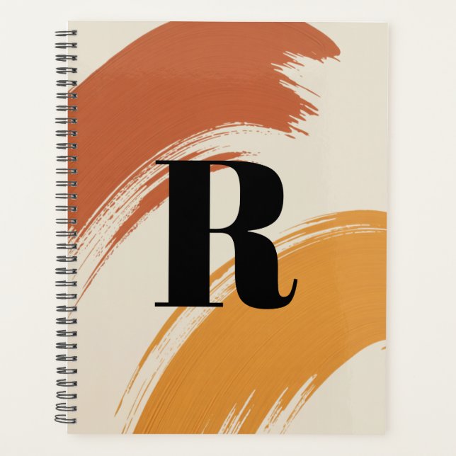 Agenda Abstract Brush Strokes (Frente)