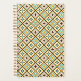 Agenda Abstract geometric pattern with diamond shapes