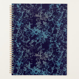 Agenda Abstrato azul