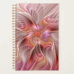 Agenda Abstrato Butterfly Fantasy Fractal Arte Colorida