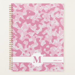 Agenda Abstrato de de padrão de camo rosa Design