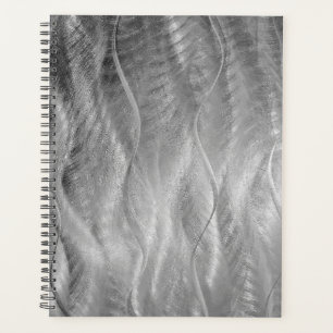 Agenda Abstrato de Silver Metal