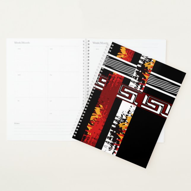 Agenda Abstrato, étnico, criativo (Exibição)