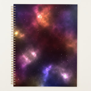 Agenda Abstrato Galaxy Constellations Arte Digital: II