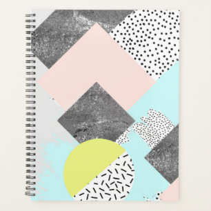 Agenda Abstrato Geométrico Scandi Design