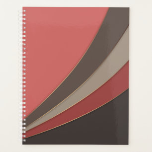 Agenda Abstrato, impressão simples geométrica simples