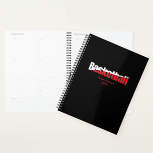 Agenda Abstrato Swish - Jogador de Basquete - Arte do Wor