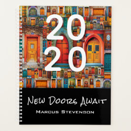 Agenda Abstrato Vintage Door Patternos New Doors Await